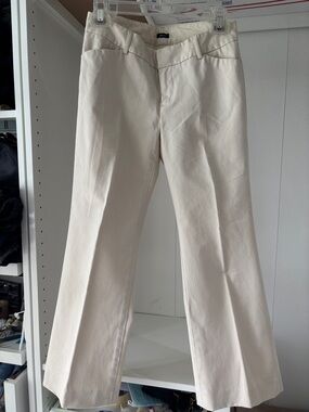 GAP Women's Cropped Wide-Leg Pants in Off-White